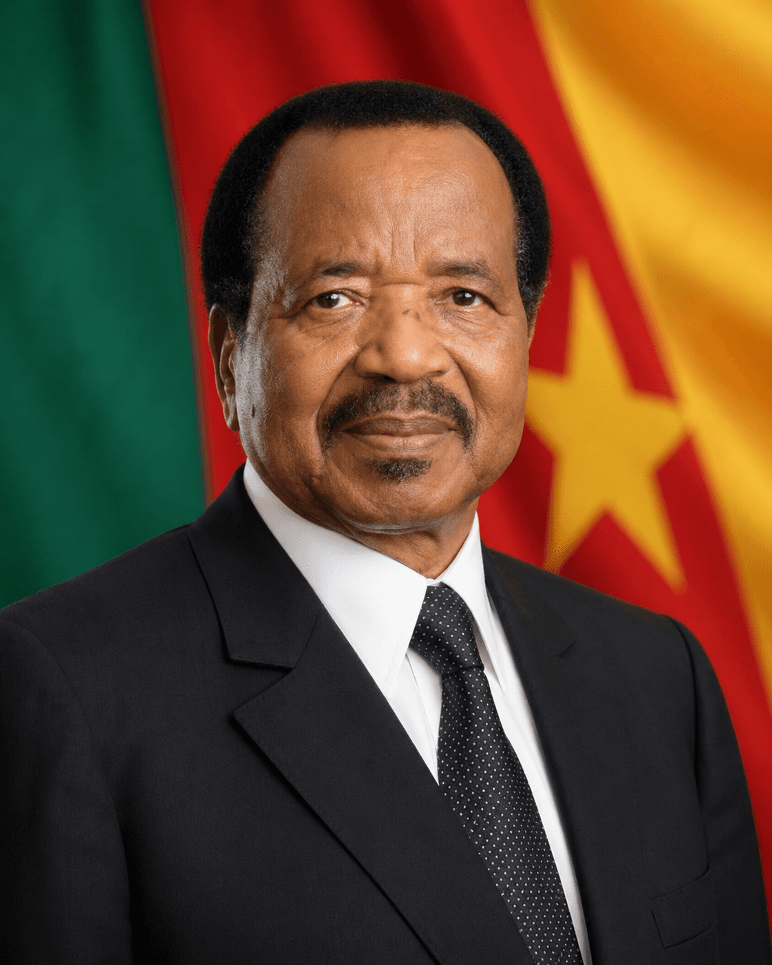 Official portrait of President Paul Biya